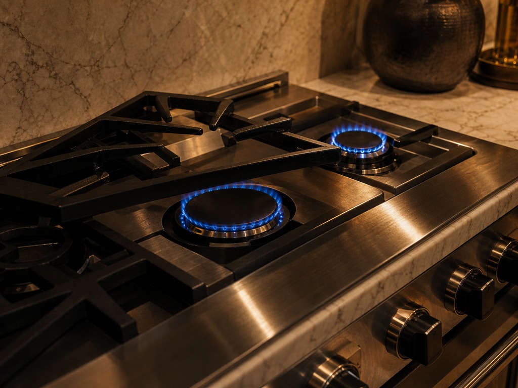 Viking Professional gas cooktop burner serviced in Foster City